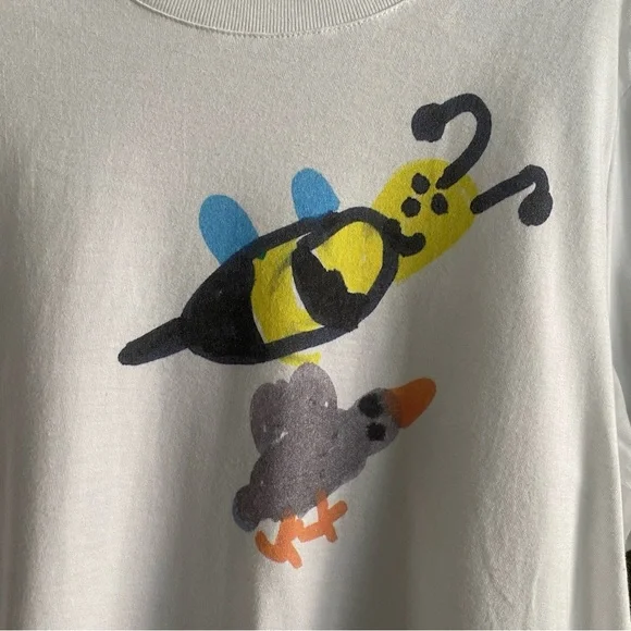 Marni Kids Bird Bee Kids Drawing Tee T-shirt 14 - Picture 7 of 14